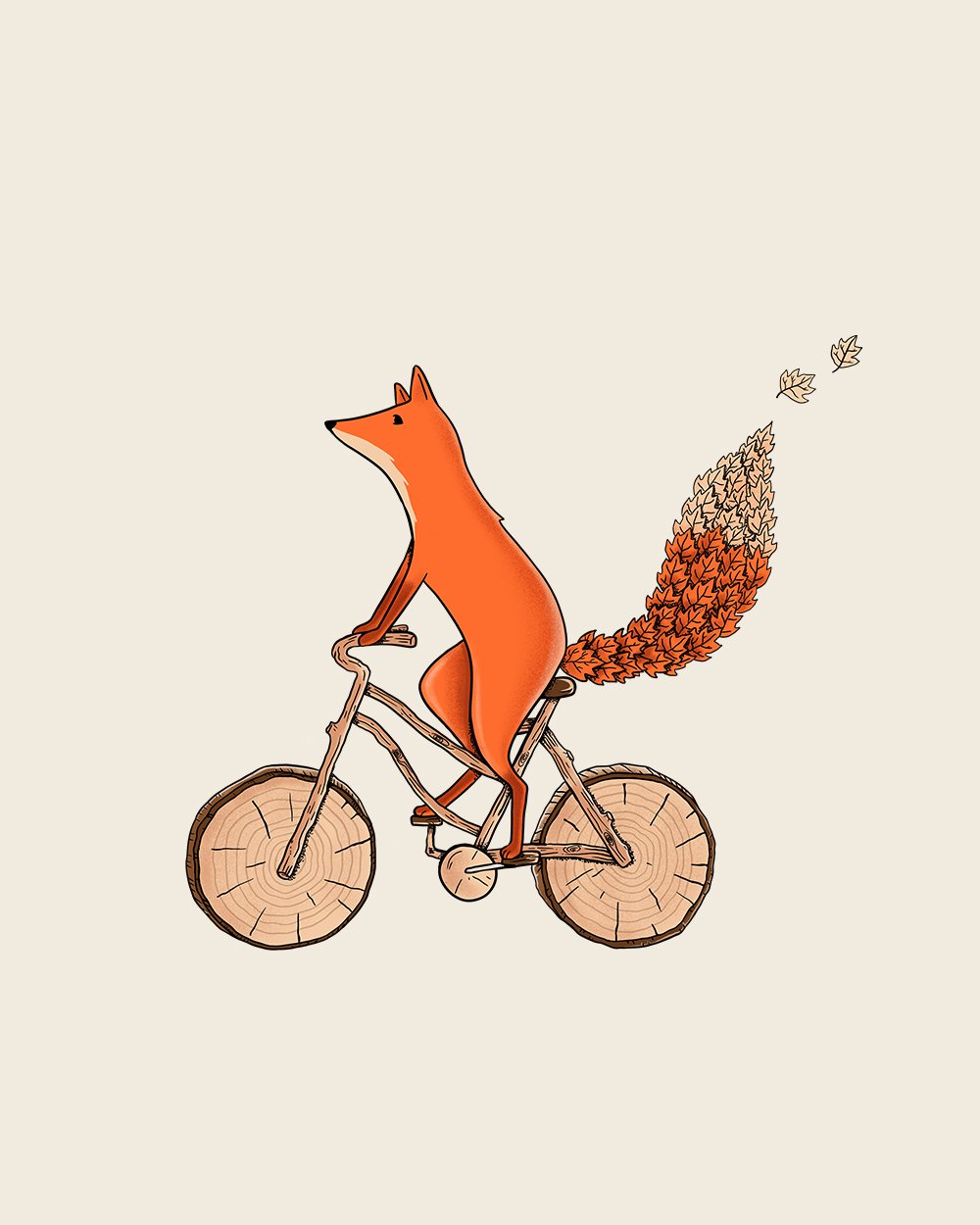 Fox Bicycle T-Shirt Australia Online #colour_natural