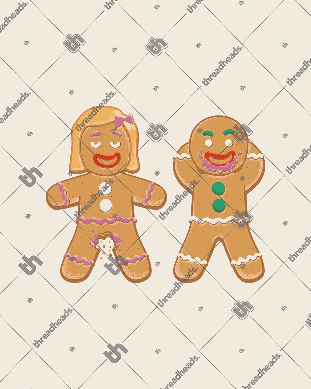 Gingerbread Friends T-Shirt Australia Online #colour_natural