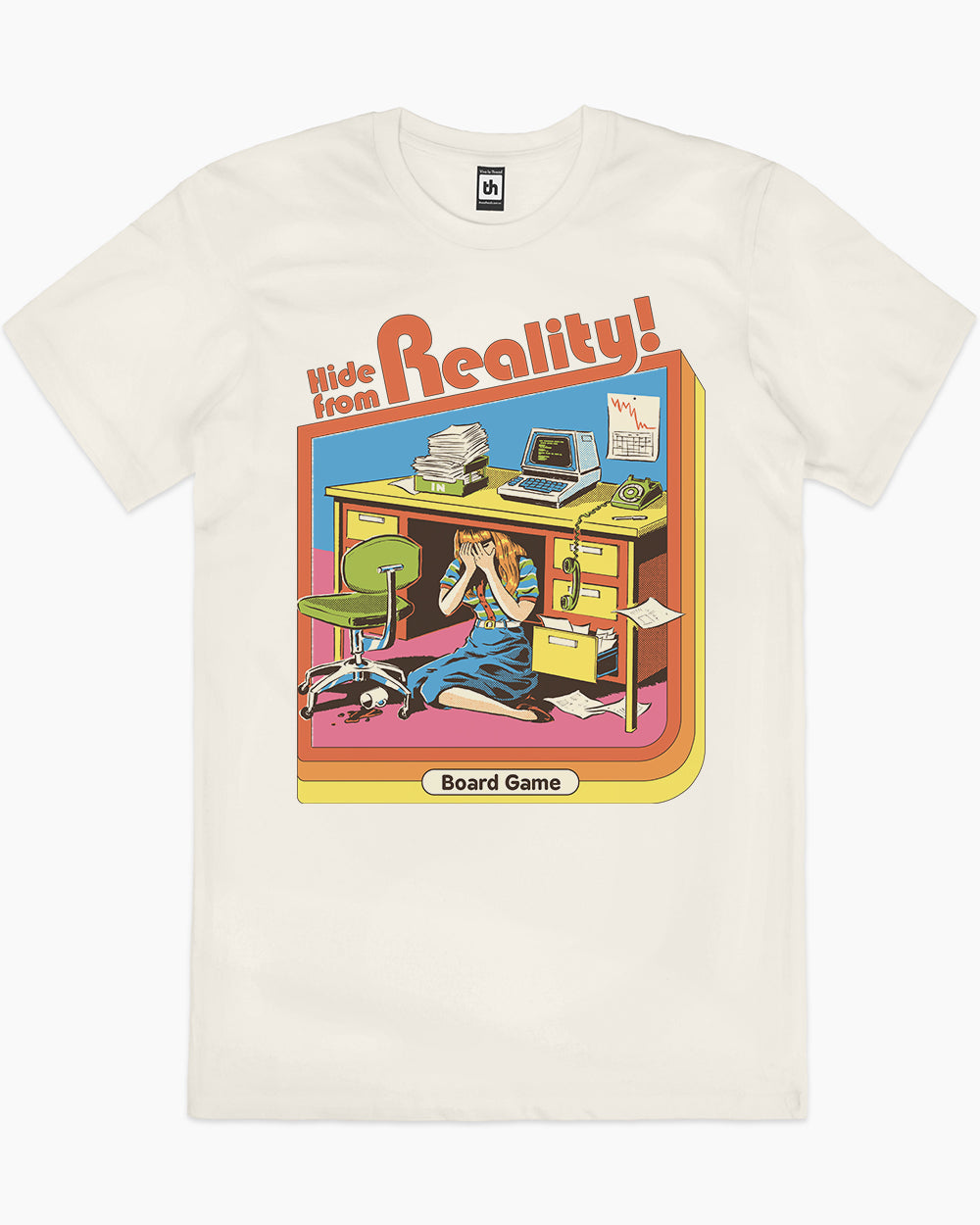 Hide From Reality T-Shirt Australia Online #colour_natural