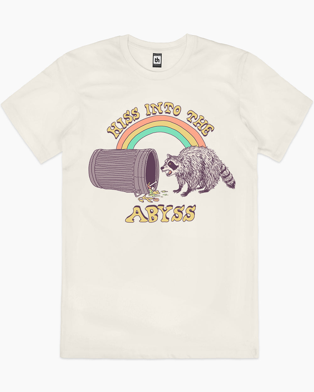 Hiss into the Abyss T-Shirt Australia Online #colour_natural