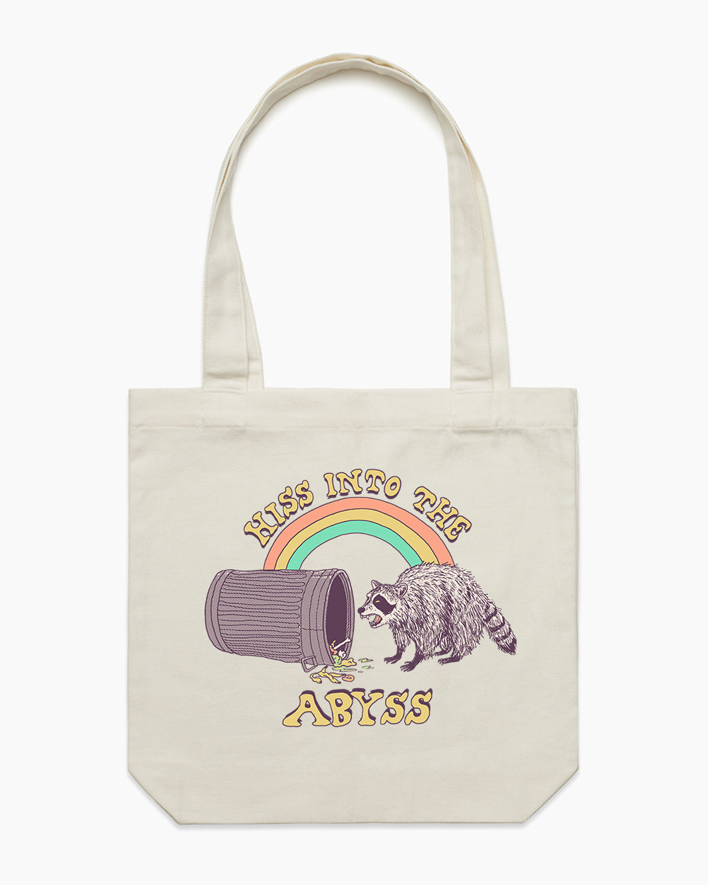 Hiss into the Abyss Tote Bag Australia Online #colour_natural
