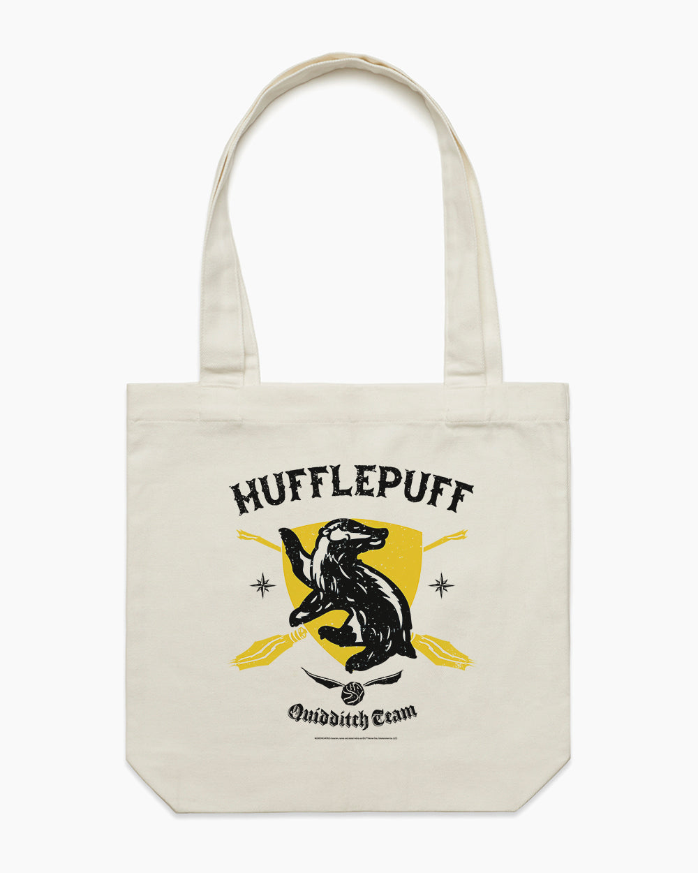 Hufflepuff Quidditch Team Tote Bag Australia Online #colour_natural