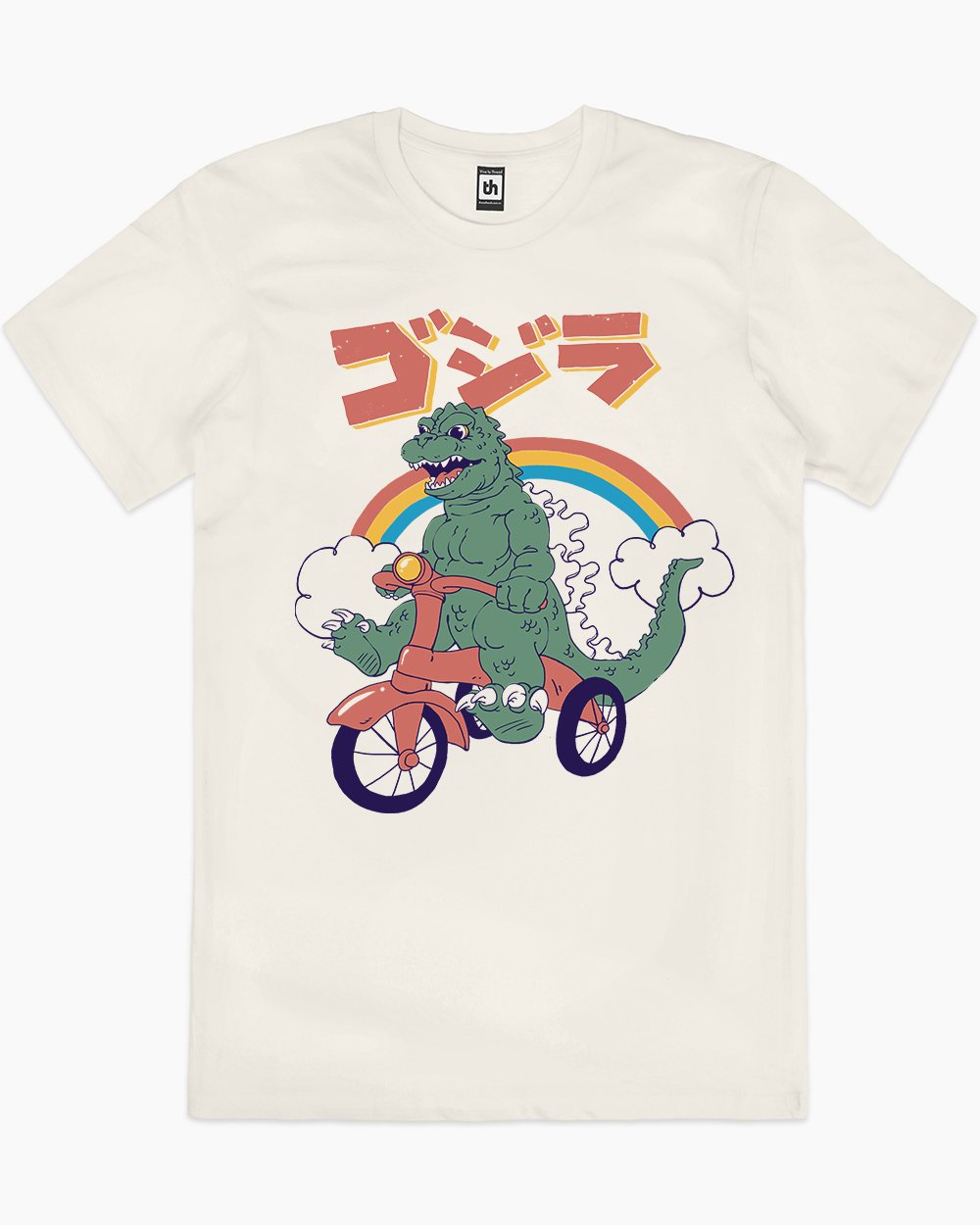 Kaiju Cycle T-Shirt Australia Online #colour_natural