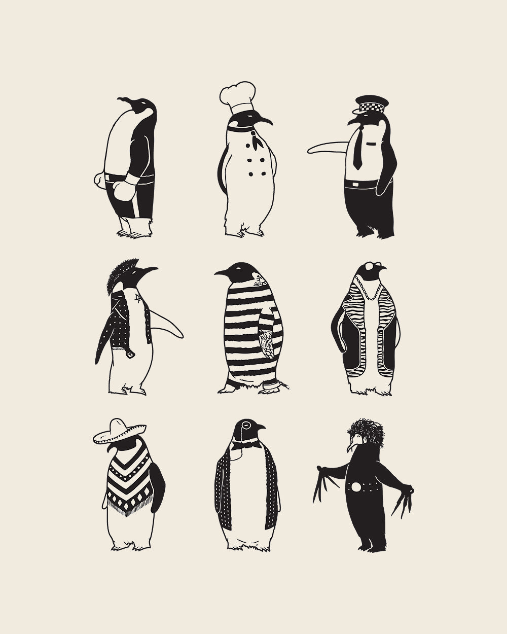 Know Your Penguins Tote Bag Australia Online #colour_natural