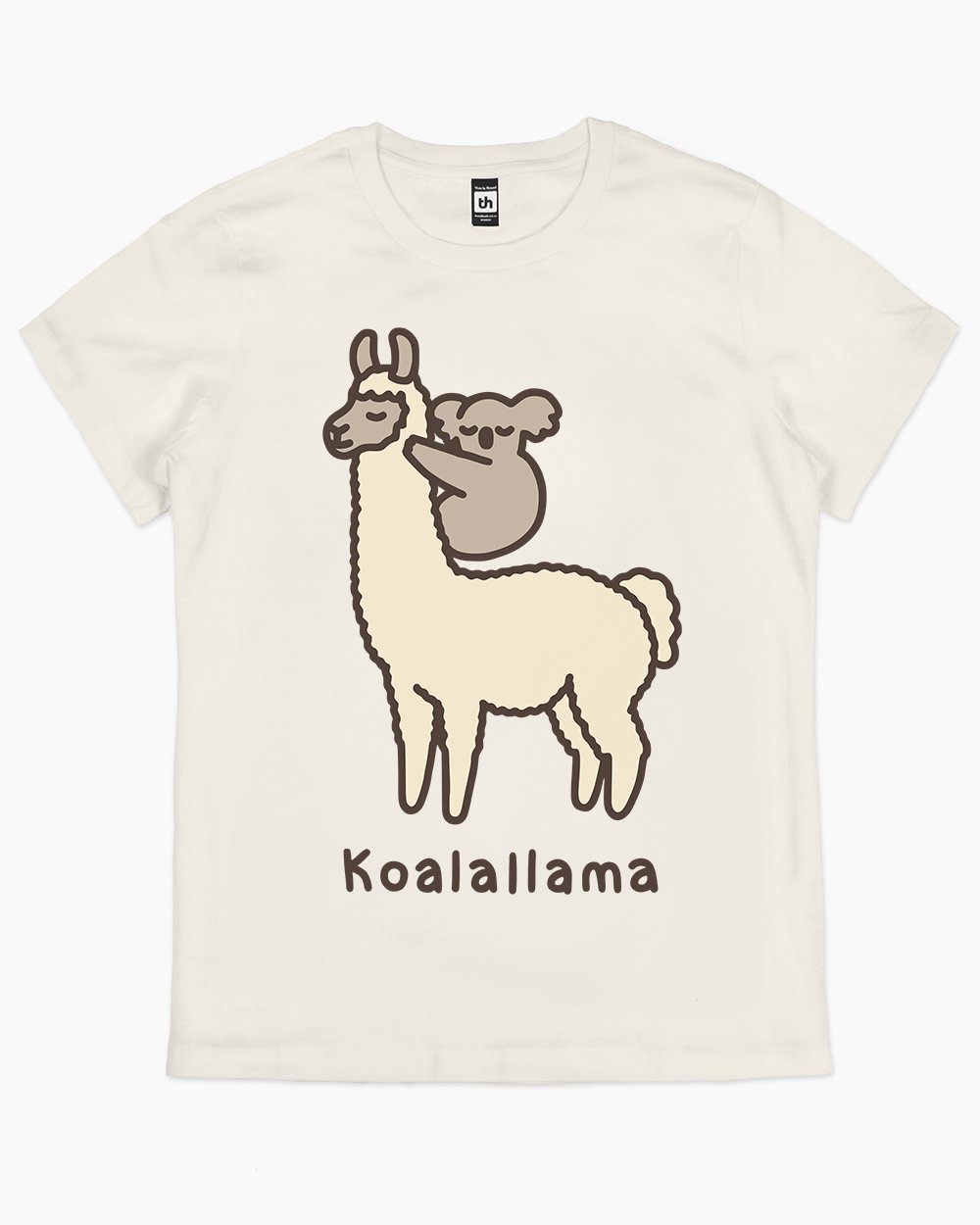 Koalallama T-Shirt Australia Online #colour_natural