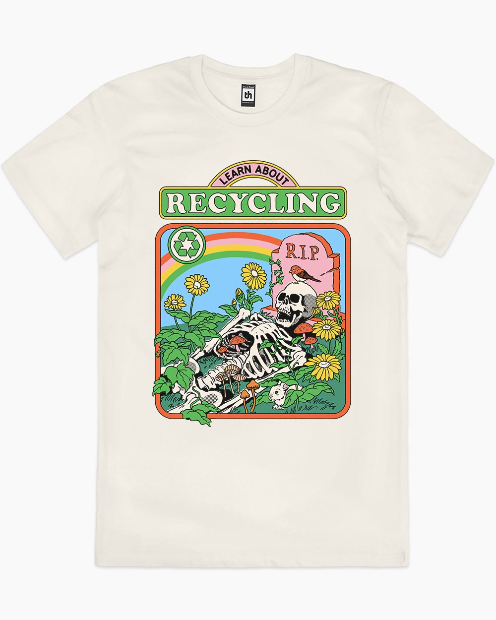 Learn About Recycling T-Shirt Australia Online #colour_natural