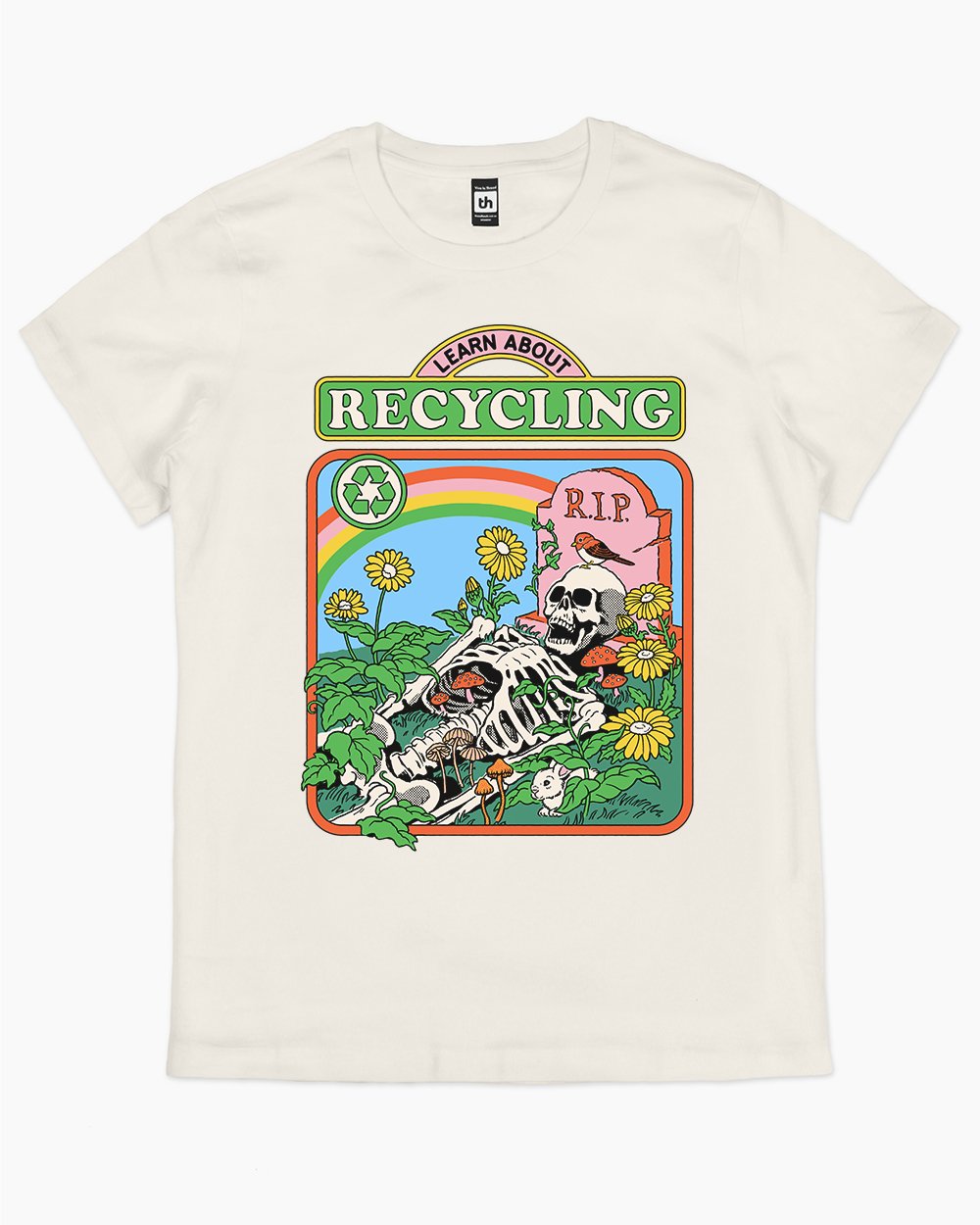 Learn About Recycling T-Shirt Australia Online #colour_natural