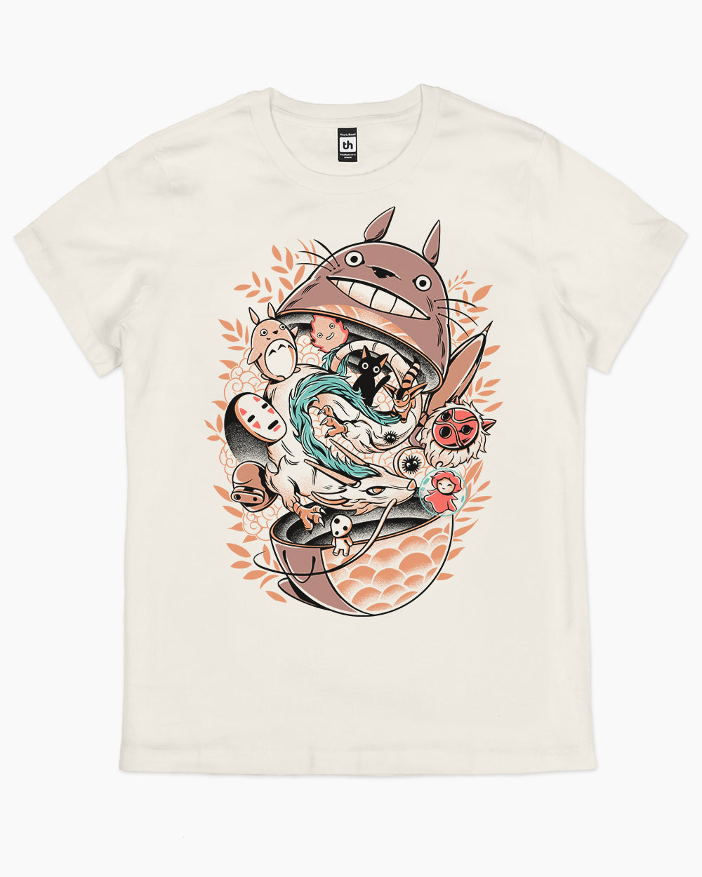 Matrioshka Ghibli T-Shirt Australia Online #colour_natural