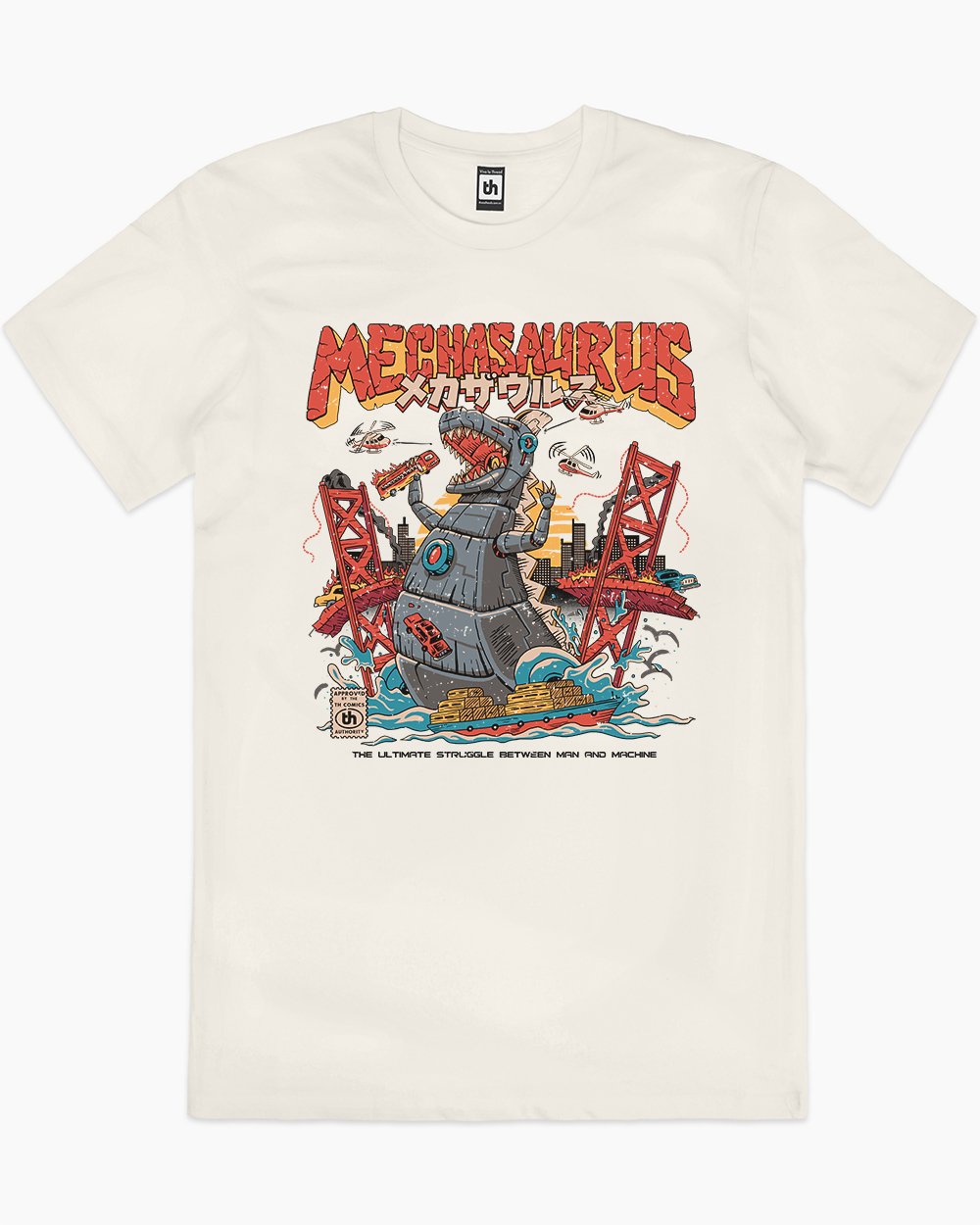Mechasaurus T-Shirt Australia Online #colour_natural