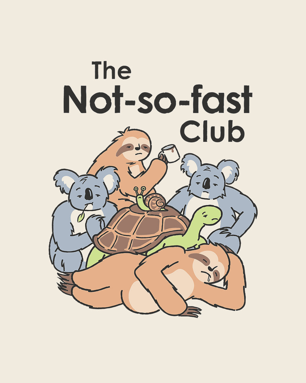 The Not-so-fast Club Tote Bag Australia Online #colour_natural
