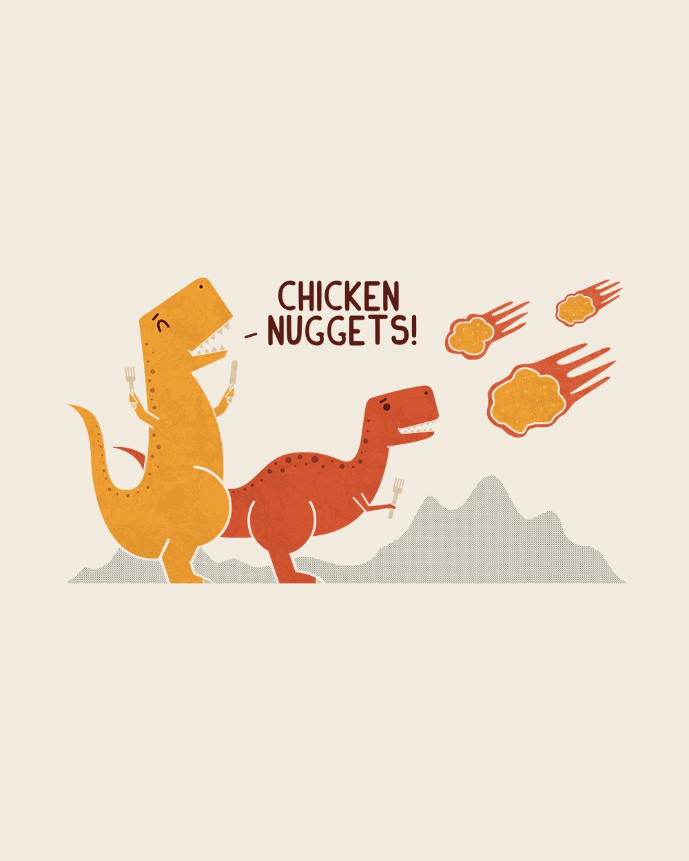 Nuggets T-Shirt Australia Online #colour_natural