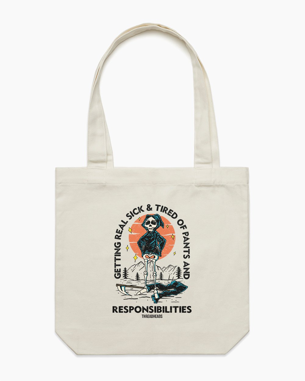 Pants and Responsibilities Tote Bag Australia Online #colour_natural