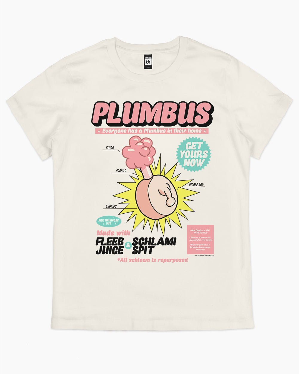 Plumbus T-Shirt Australia Online #colour_natural