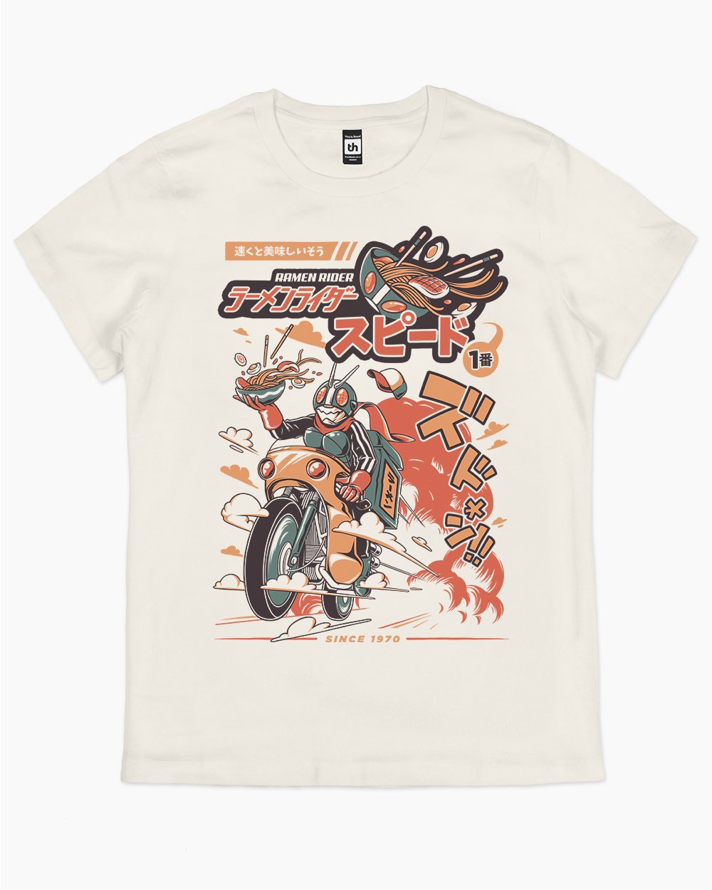 Ramen Rider T-Shirt Australia Online #colour_natural