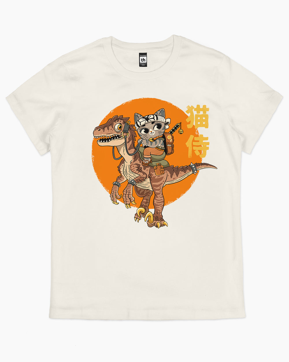 Raptor Samurai Rider T-Shirt Australia Online #colour_natural