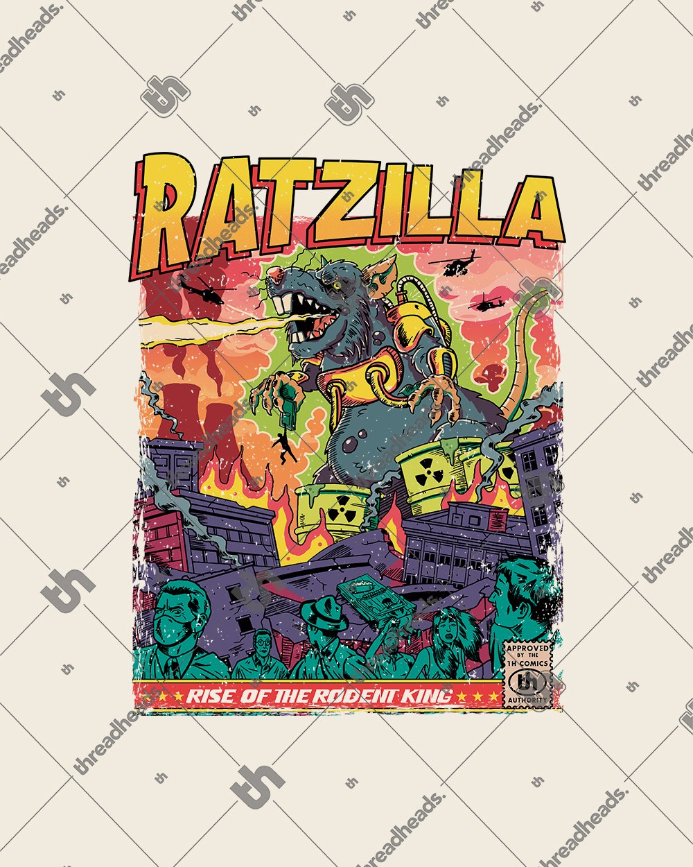 Ratzilla T-Shirt Australia Online #colour_natural
