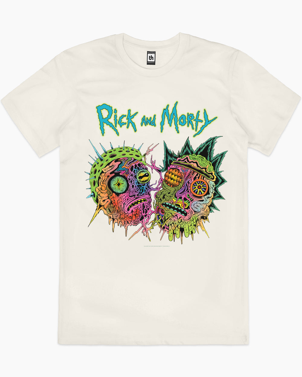 Rick and Morty Psychedelia T-Shirt Australia Online #colour_natural