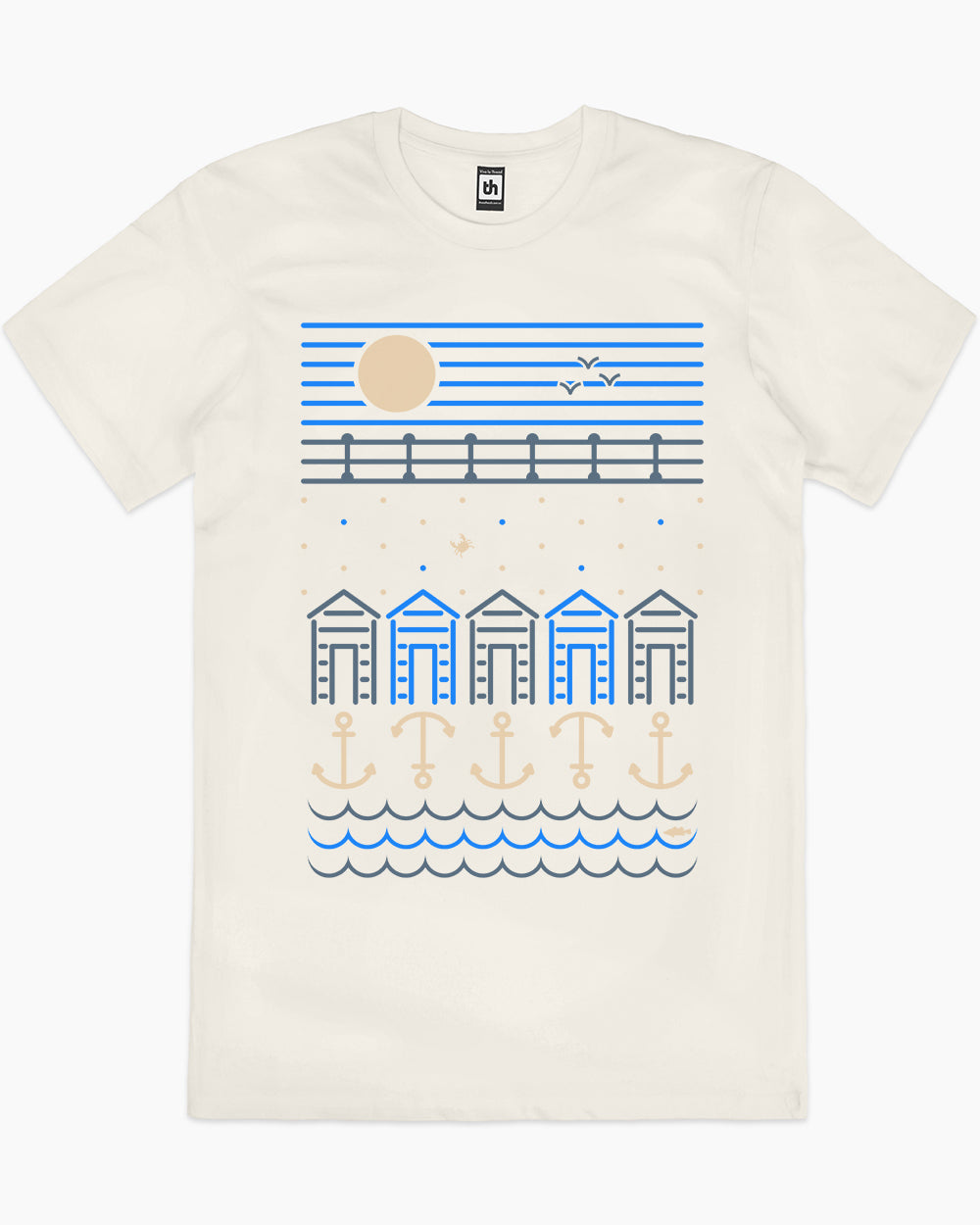 Seaside Shores T-Shirt Australia Online #colour_natural