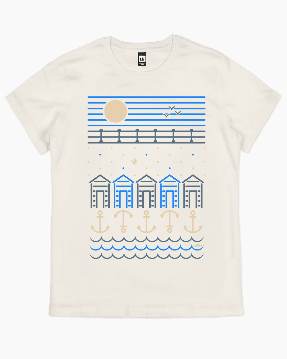 Seaside Shores T-Shirt Australia Online #colour_natural