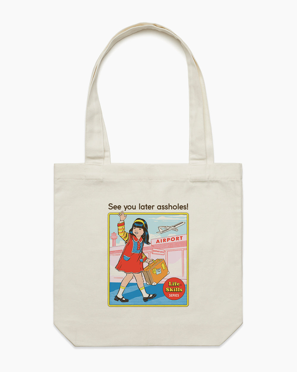 See You Later Tote Bag Australia Online #colour_natural