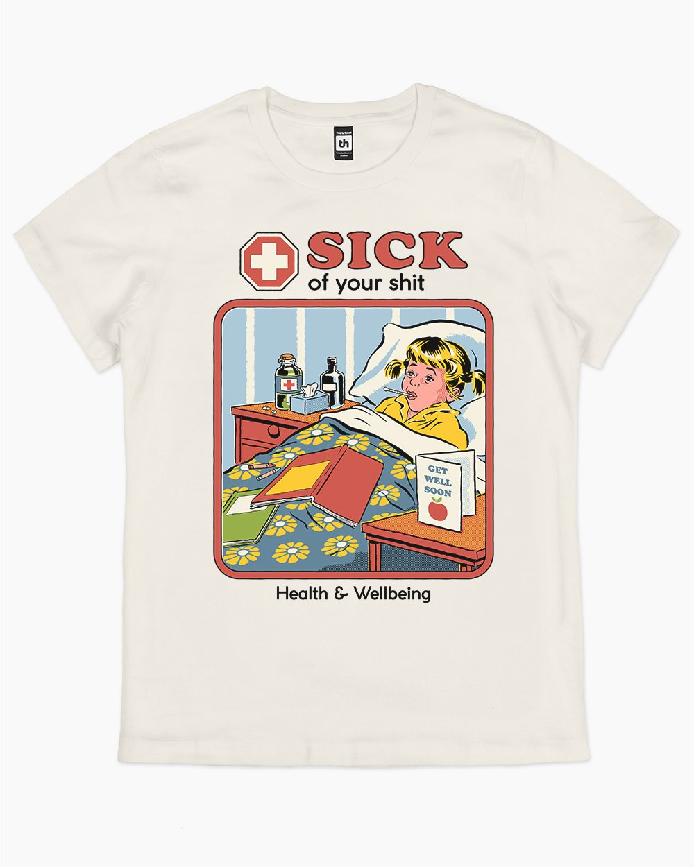 Sick of Your Shit T-Shirt Australia Online #colour_natural