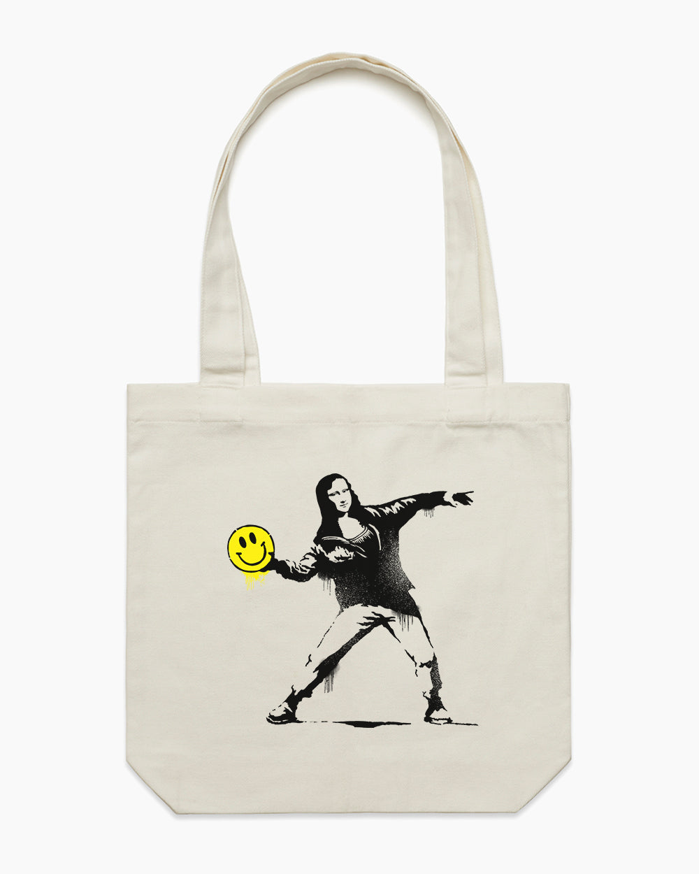 Smile Thrower Tote Bag Australia Online #colour_natural