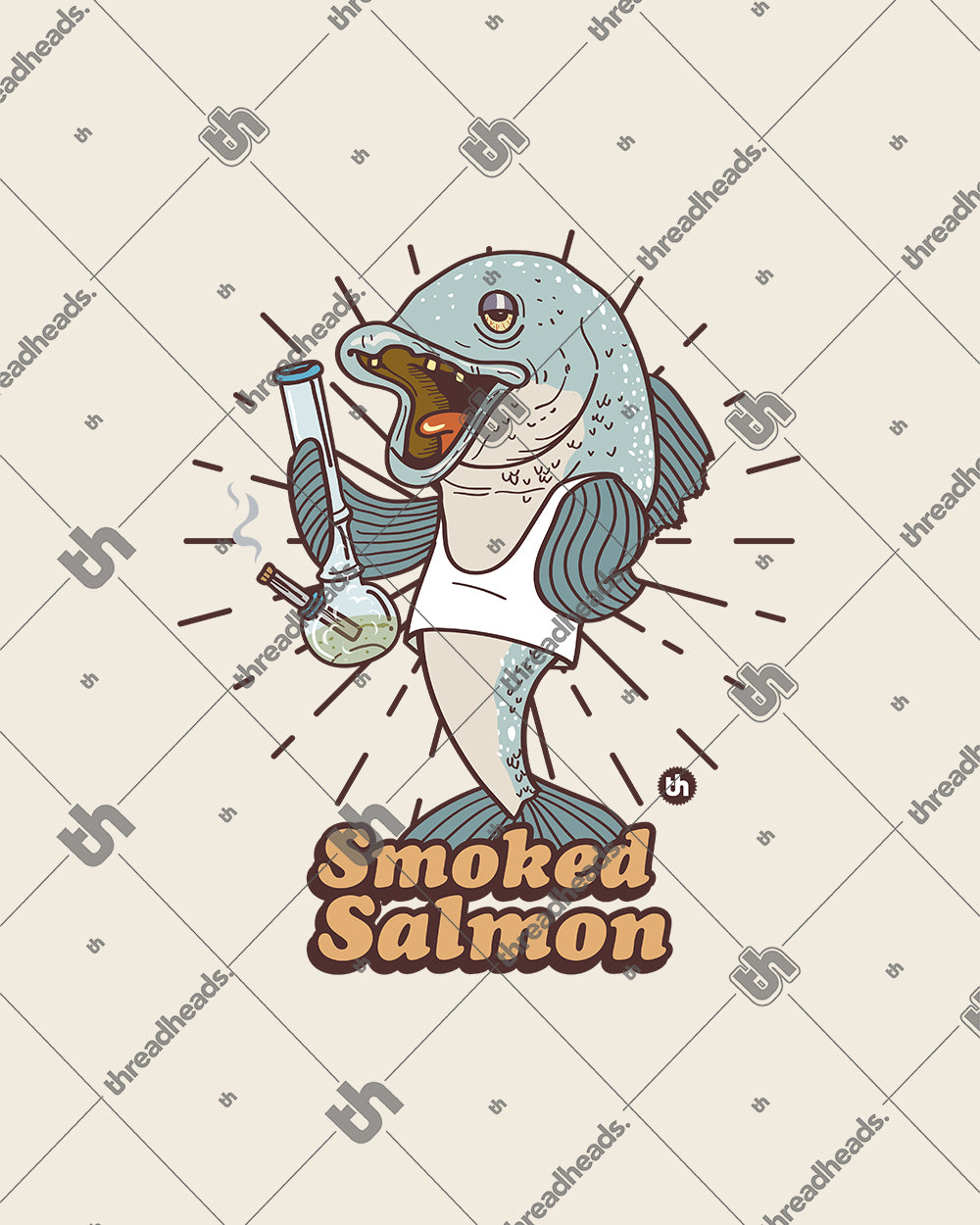 Smoked Salmon T-Shirt Australia Online #colour_natural