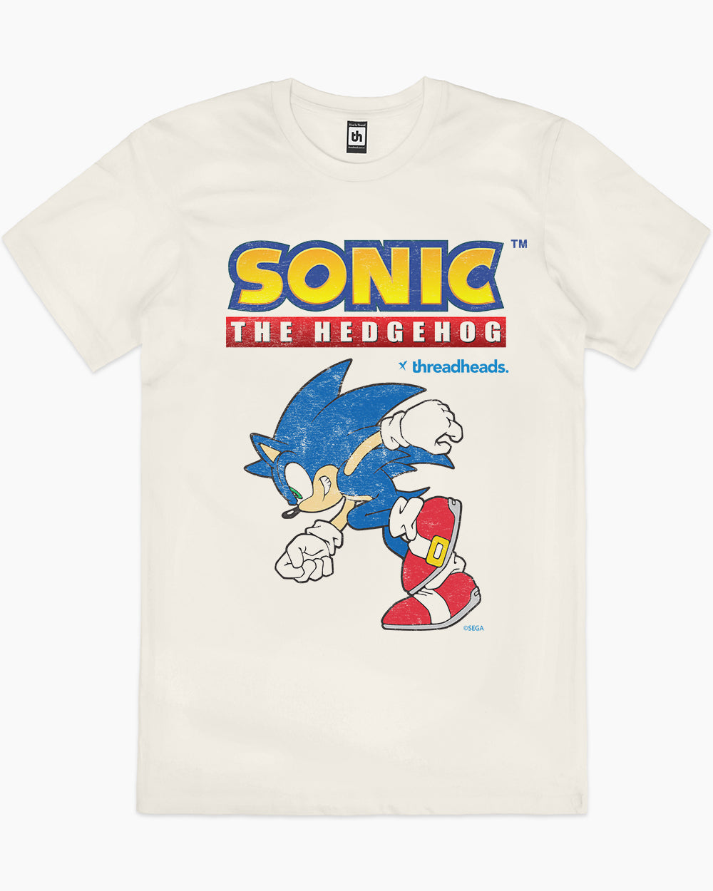 Sonic Always on the Run T-Shirt Australia Online #colour_natural
