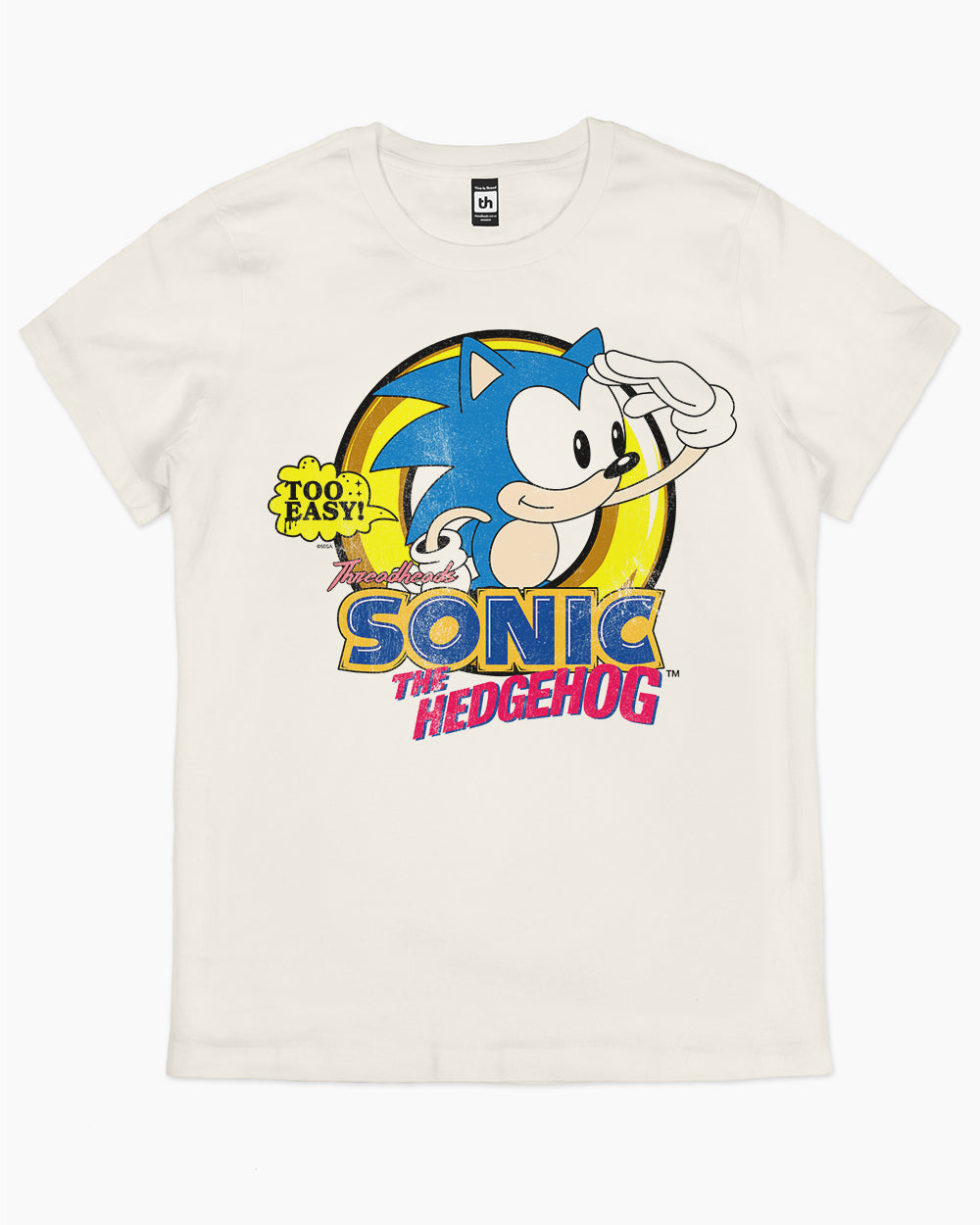 Sonic Too Easy T-Shirt Australia Online #colour_natural
