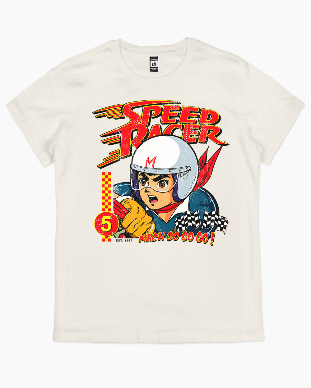 Speed Racer T-Shirt Australia Online #colour_natural