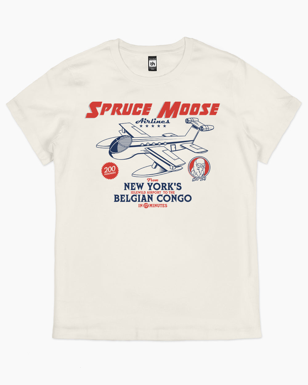 Spruce Moose T-Shirt Australia Online #colour_natural
