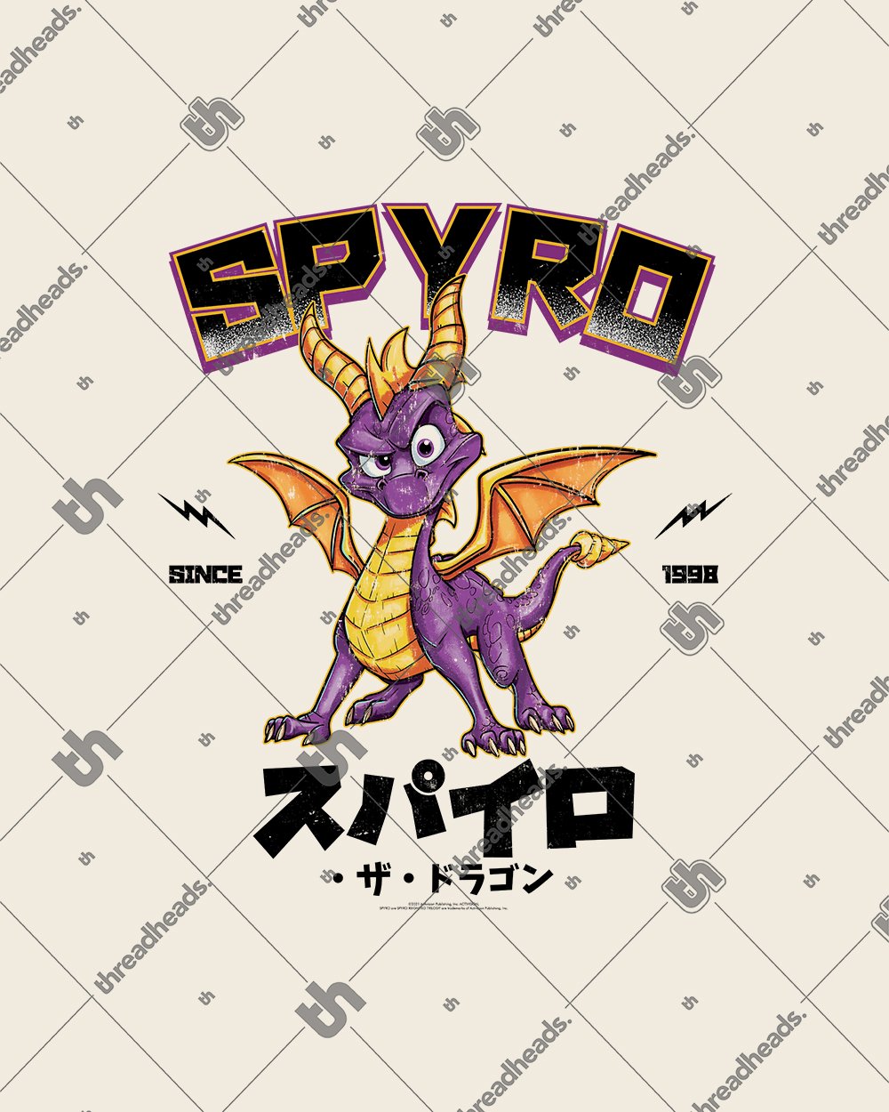 Spyro the Dragon JP T-Shirt Australia Online #colour_natural