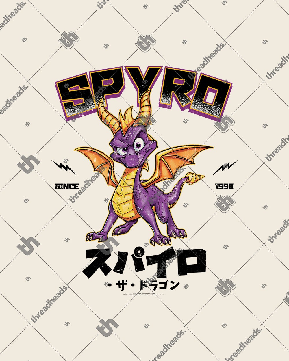 Spyro the Dragon JP Tote Bag Australia Online #colour_natural