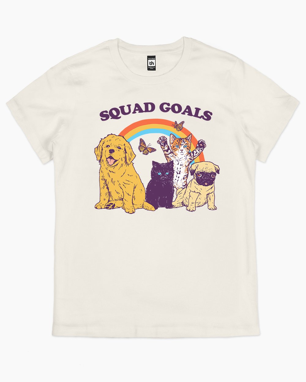 Squad Goals T-Shirt Australia Online #colour_natural