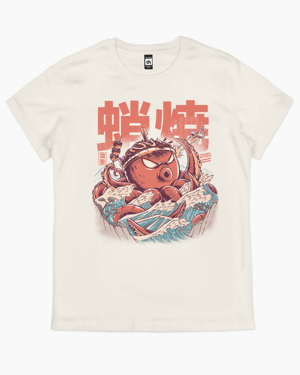 Takoyaki Attack T-Shirt Australia Online #colour_natural