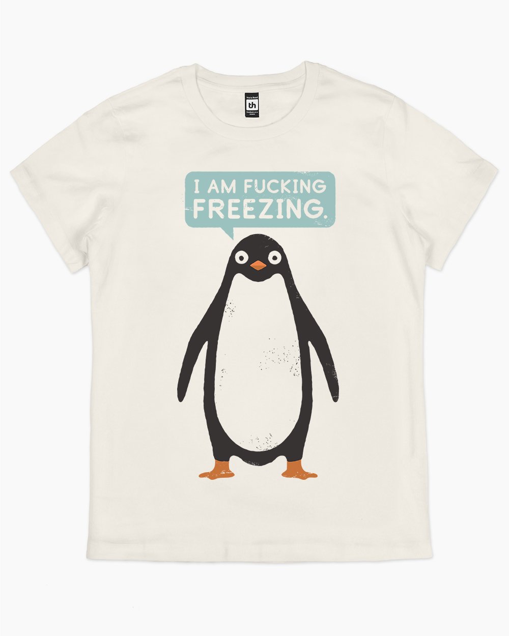 Talking Penguin T-Shirt Australia Online #colour_natural