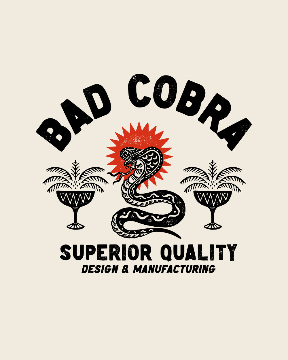 THE BAD COBRA T-Shirt Australia Online #colour_natural