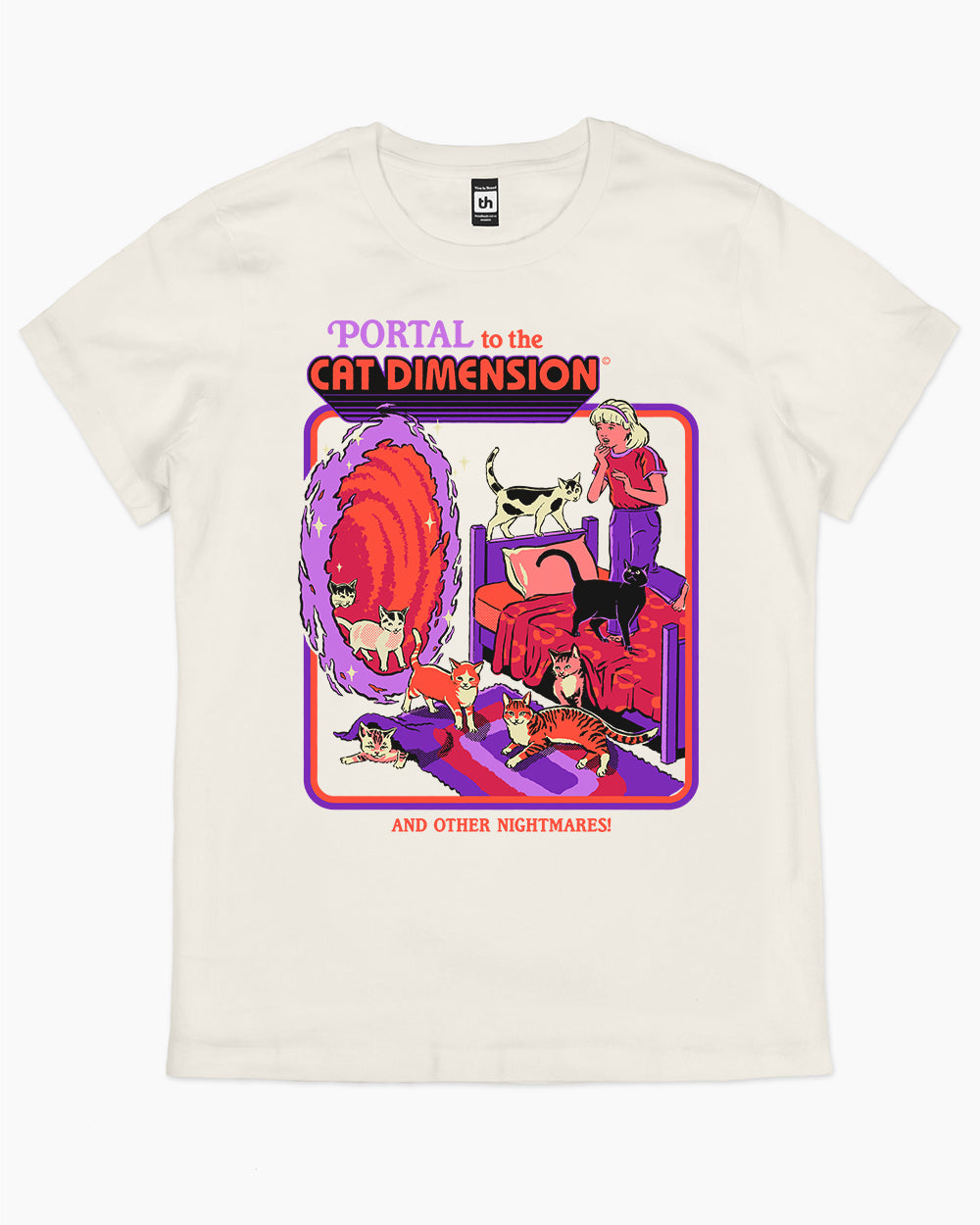 The Cat Dimension T Shirt Official Steven Rhodes Merch Threadheads