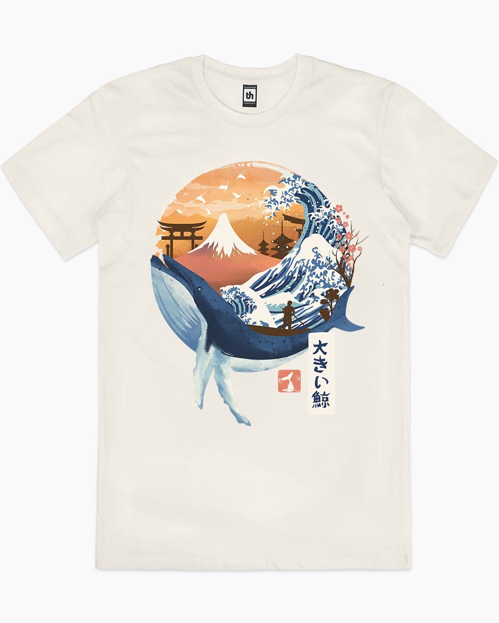 The Great Whale T-Shirt Australia Online #colour_natural
