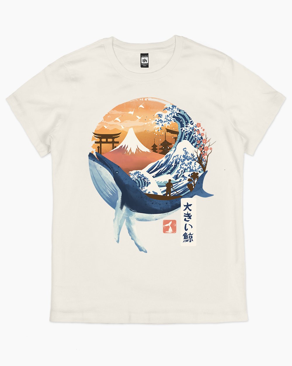 The Great Whale T-Shirt Australia Online #colour_natural
