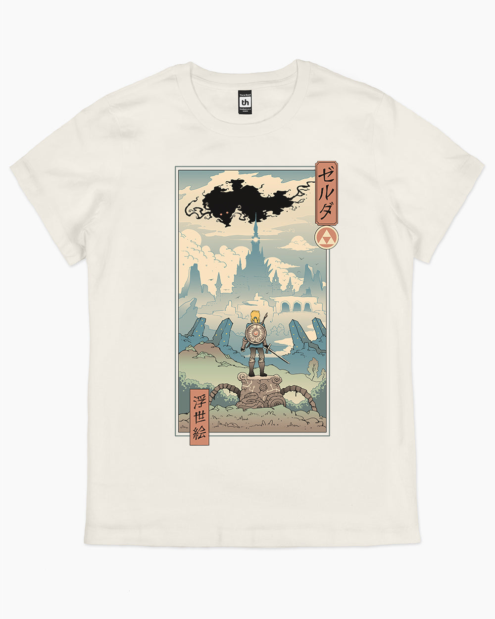 The Legend Ukiyo-e T-Shirt Australia Online #colour_natural