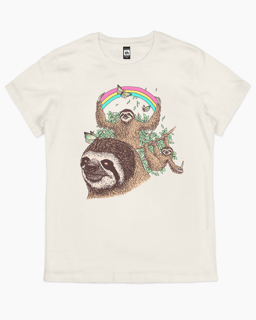 The Sloth Life T-Shirt Australia Online #colour_natural
