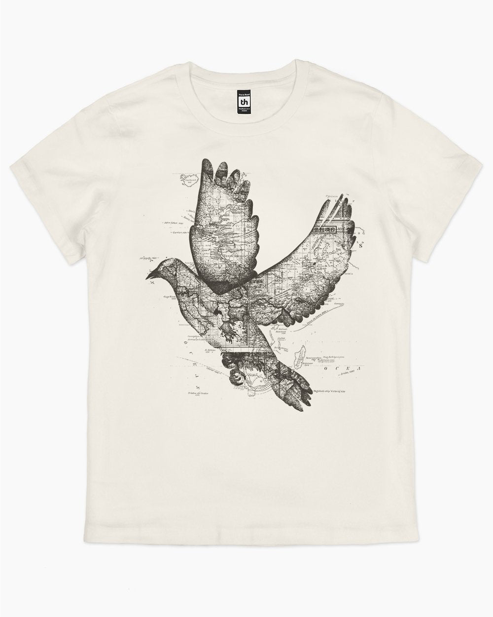 Wanderlust Bird T-Shirt Australia Online #colour_natural