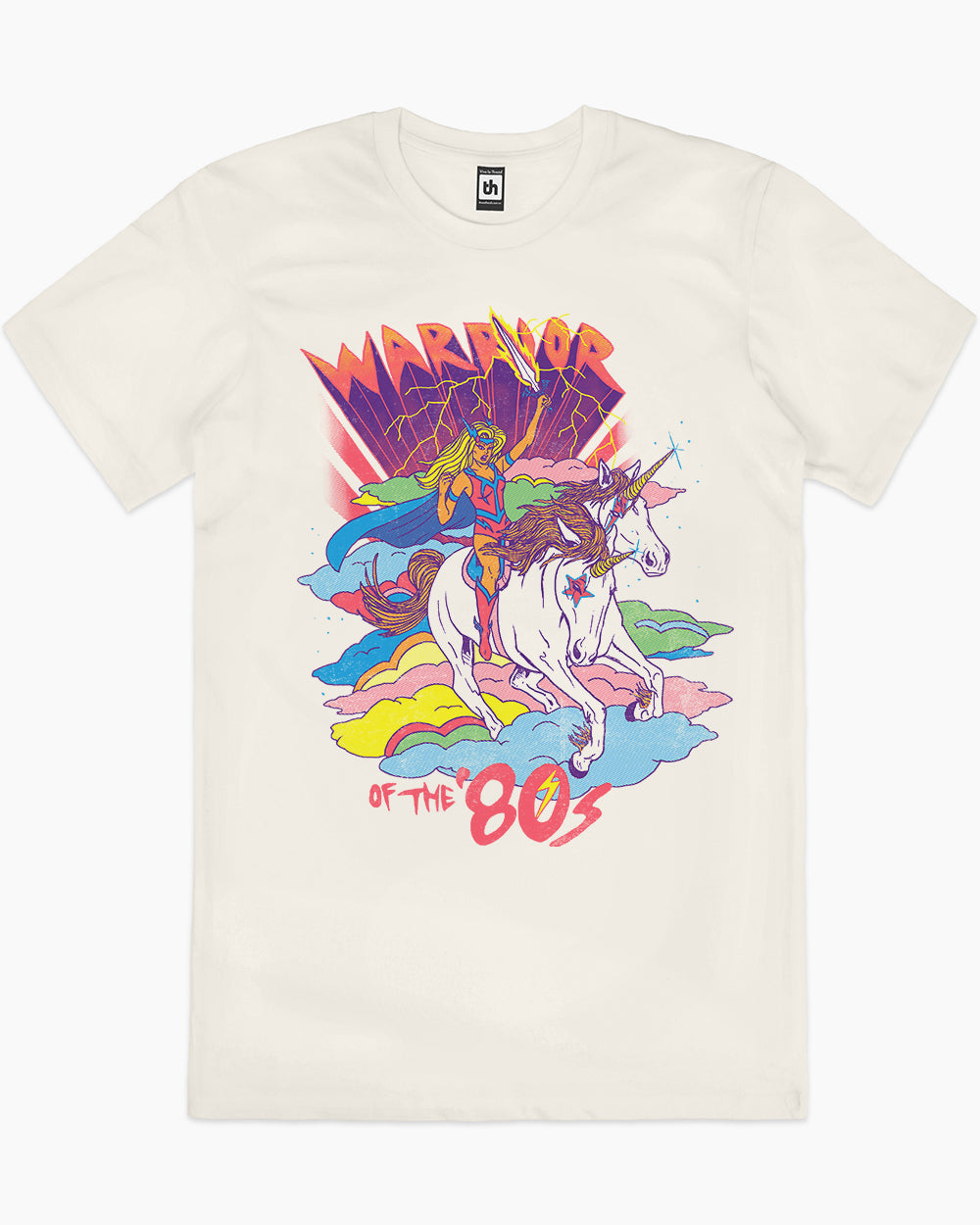 Warrior of the 80s T-Shirt Australia Online #colour_natural