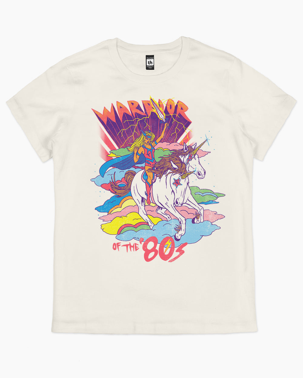 Warrior of the 80s T-Shirt Australia Online #colour_natural