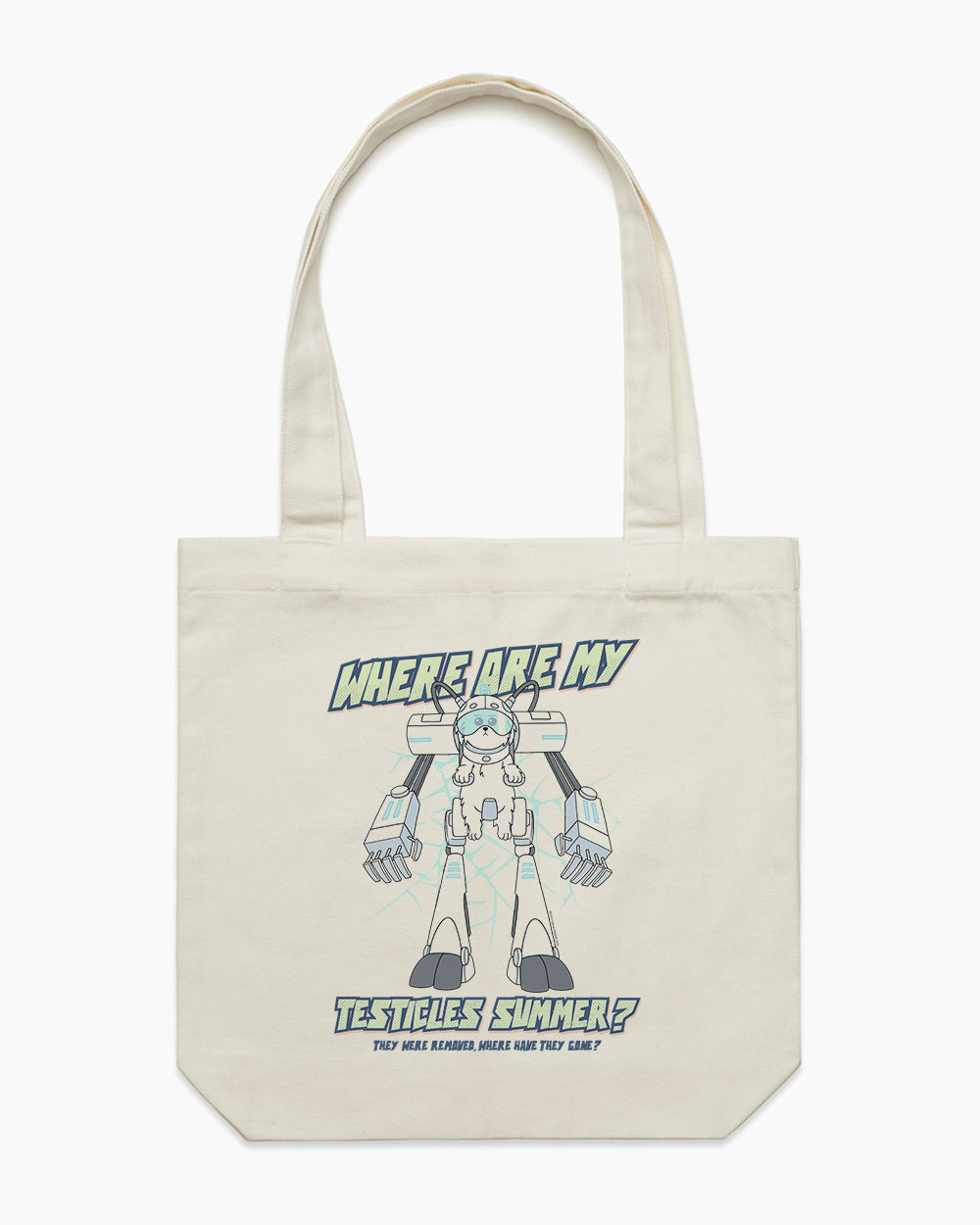 Where Are My Testicles Summer Tote Bag Australia Online #colour_natural
