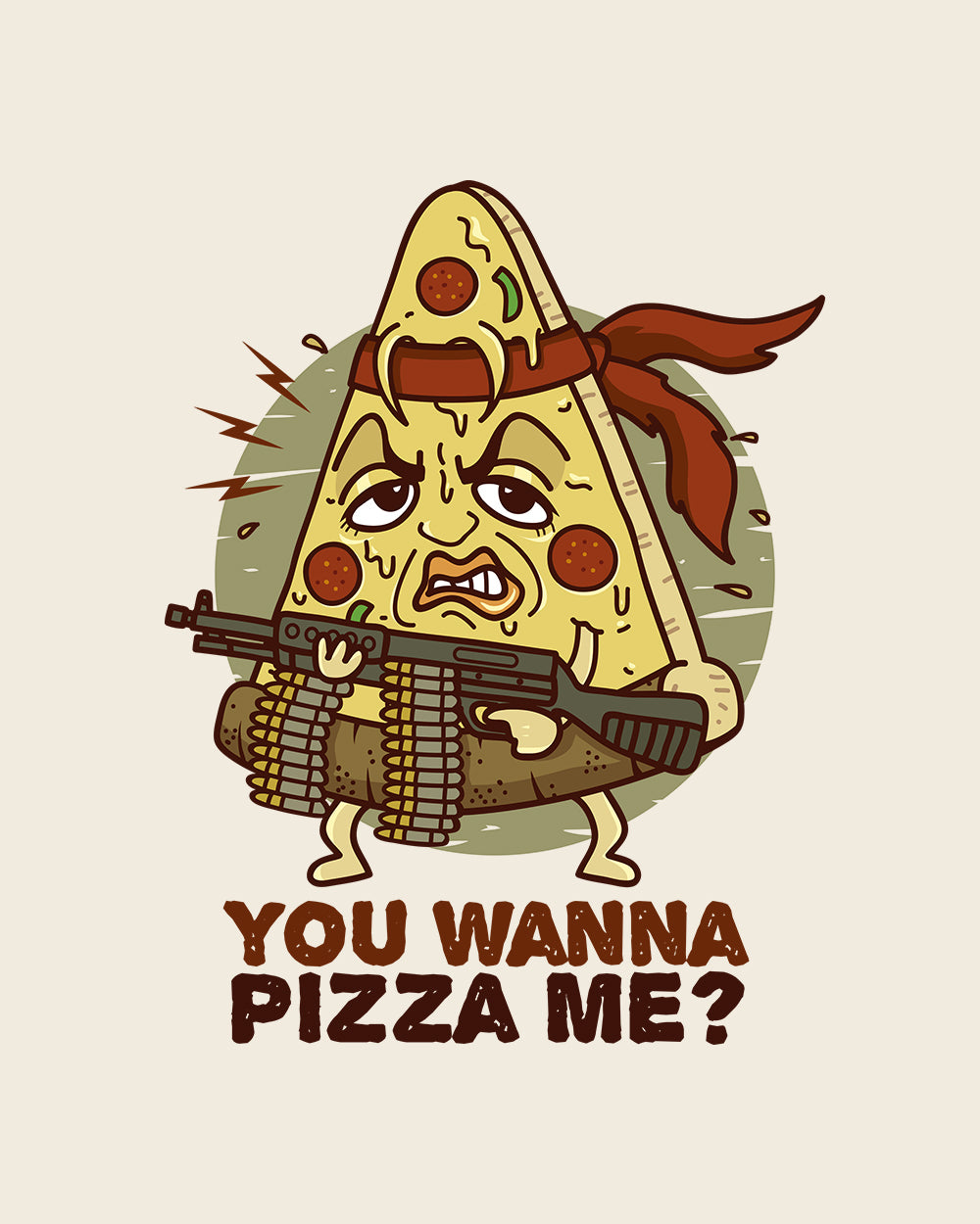 You Wanna Pizza Me T-Shirt Australia Online #colour_natural