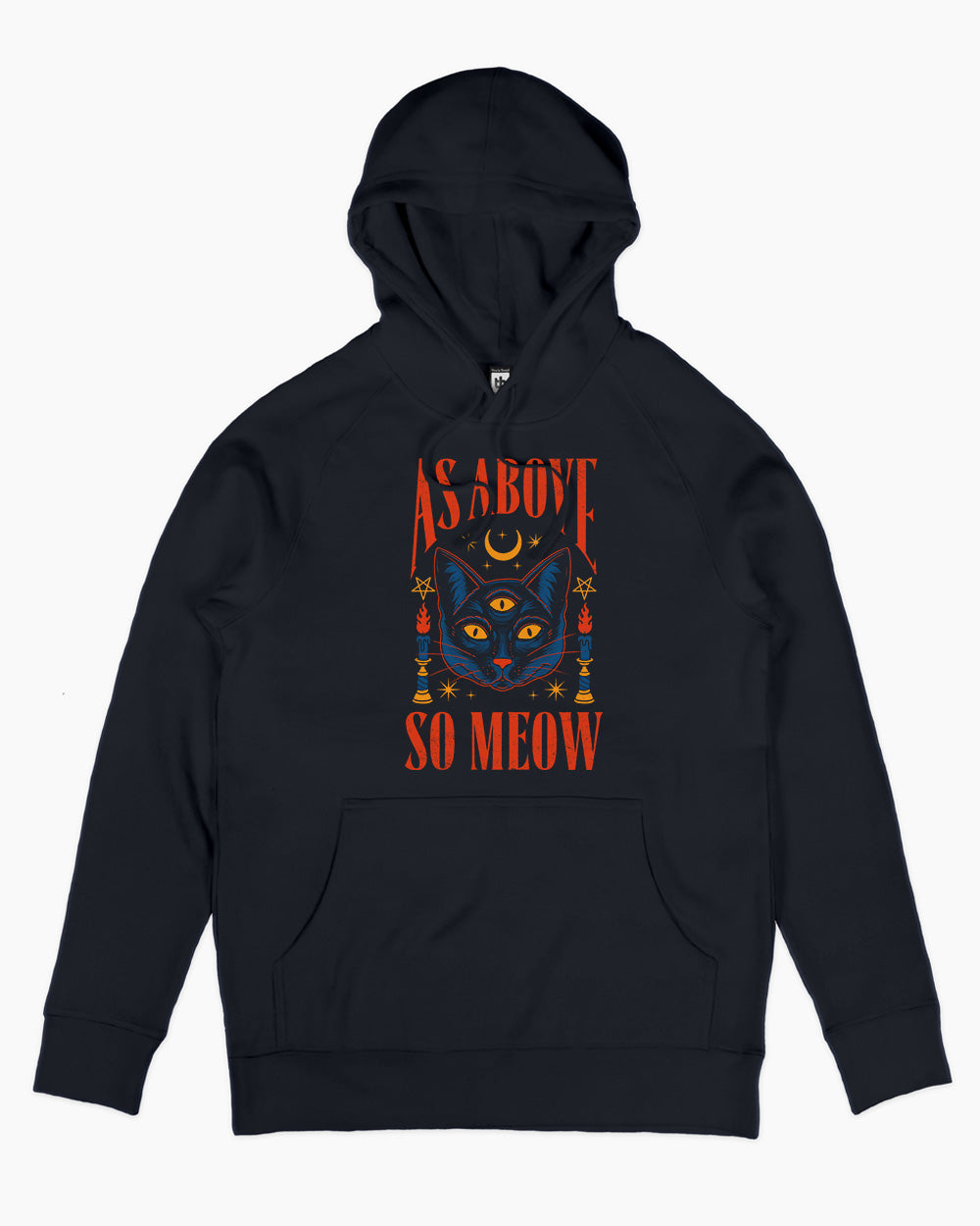 As Above So Meow Hoodie Australia Online #colour_navy