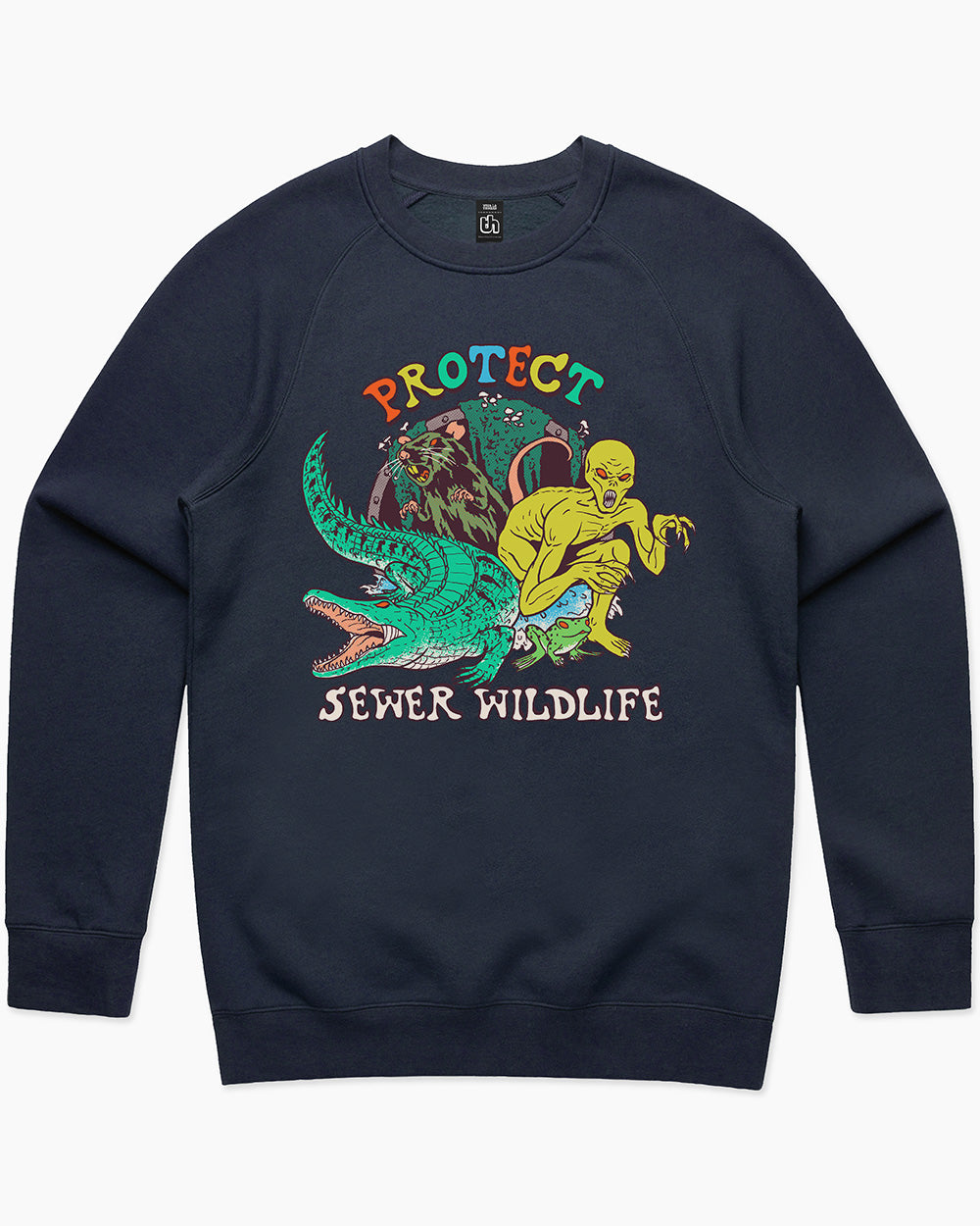 Protect Sewer Wildlife Sweater Australia Online #colour_navy