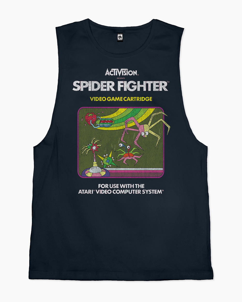 Spider Fighter Vintage Tank Australia Online #colour_navy